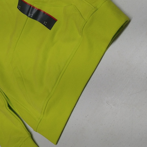 NEW! 2pc Set - Boys Fleece Hooded Sweatshirt Hoodie & Joggers, Bright Lime - Picture 7 of 16